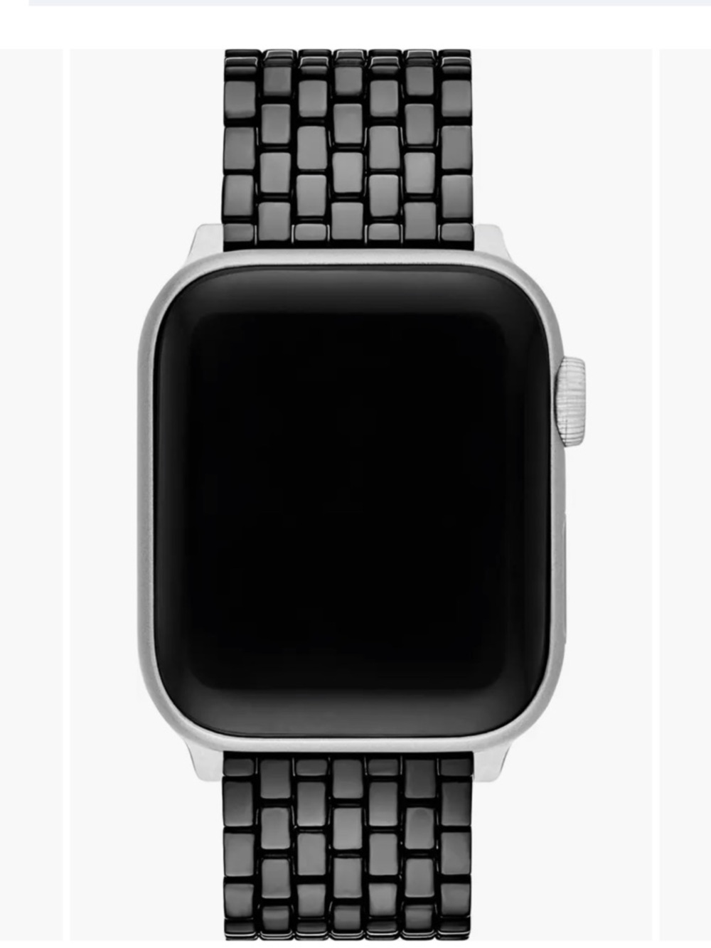 Tory Burch The Eleanor Black 18mm Apple Watch® Bracelet Watchband - Picture 6 of 13